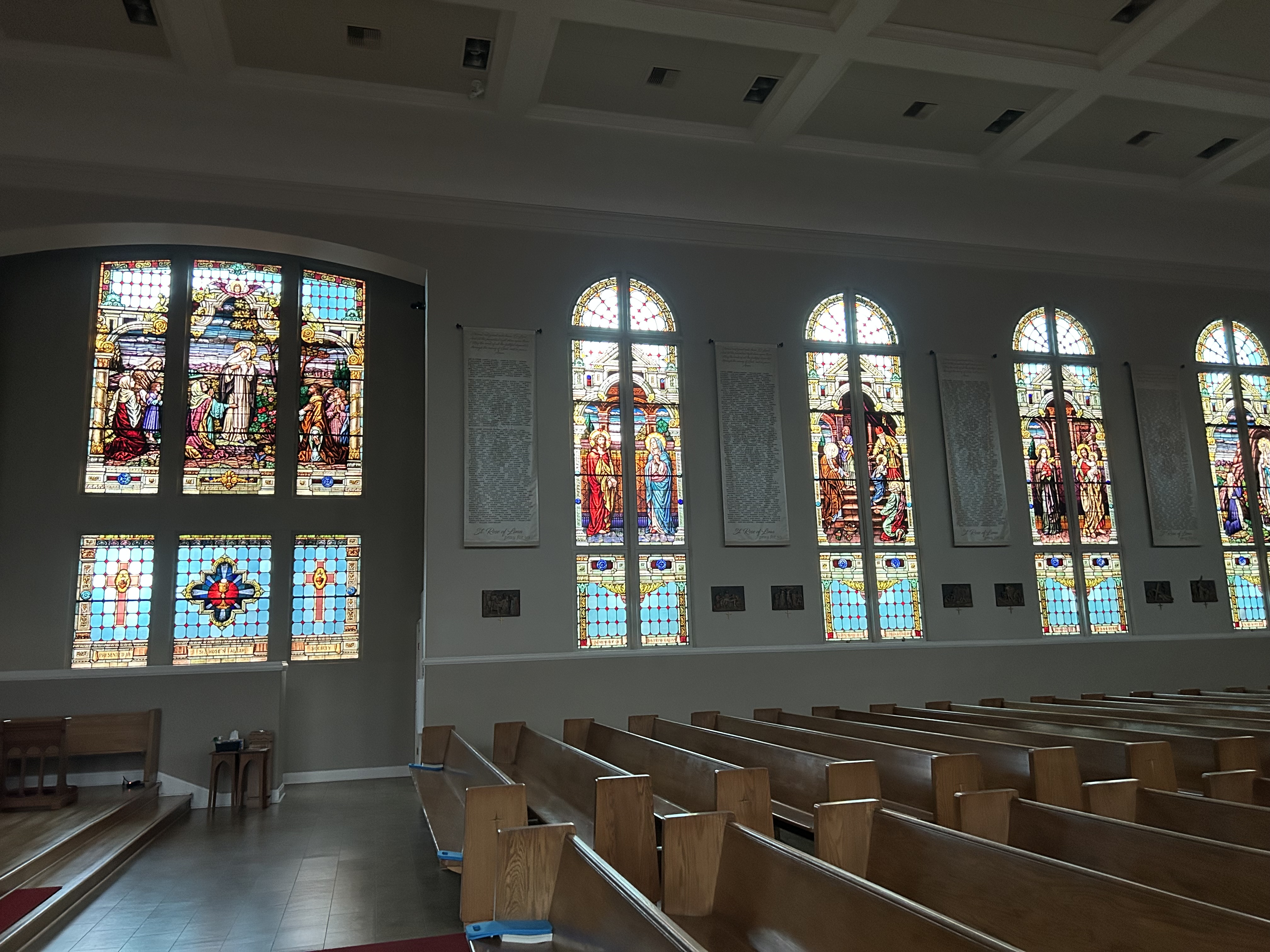 Spotless hallway floor maintained by TBM