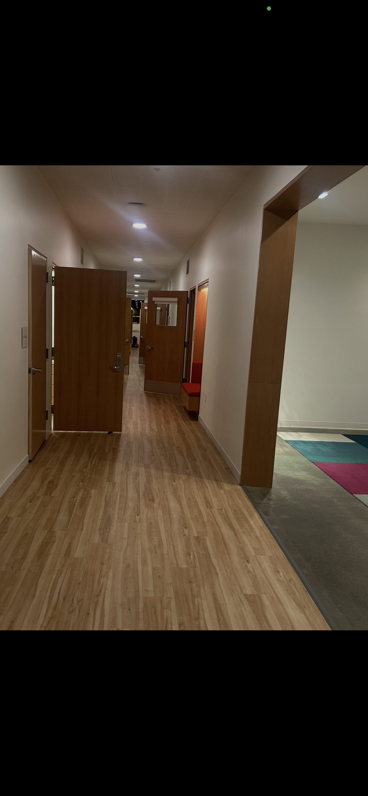 Spotless LVP Hallway Floor Maintenance