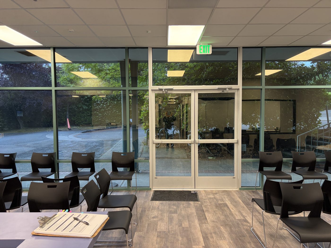 Glass Entrance and Hall